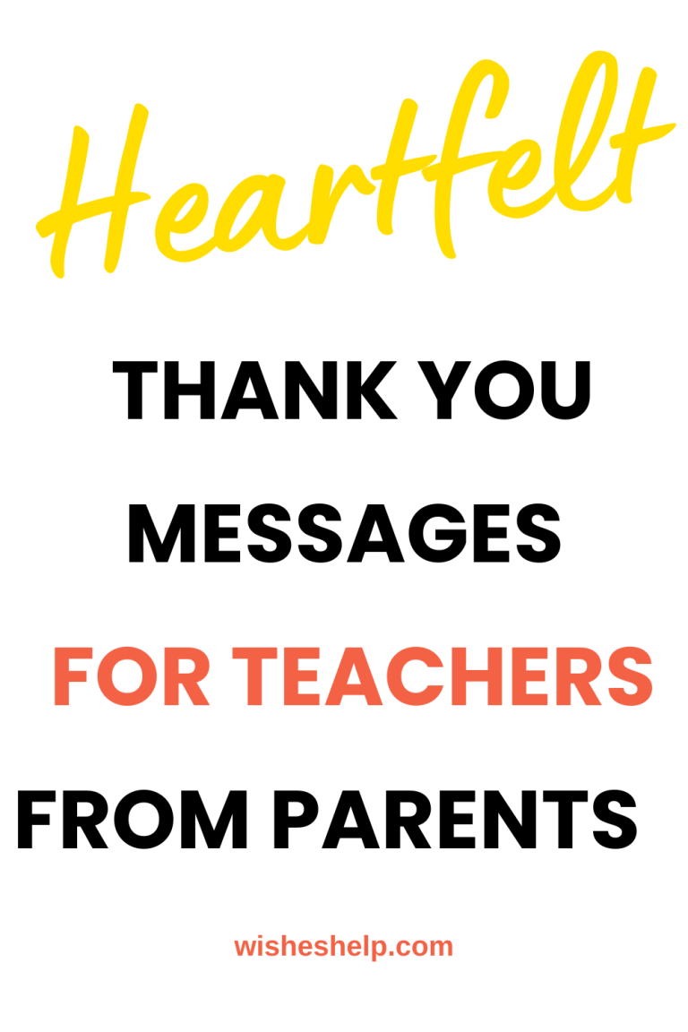 150 Heartfelt Thank You Messages for Teachers from Parents for Every ...